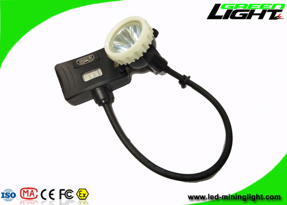 5.2Ah LED Madencilik Kap Işıkları Güvenlik Halatı ile 10000lux Parlaklık Yüksek Işın IP68