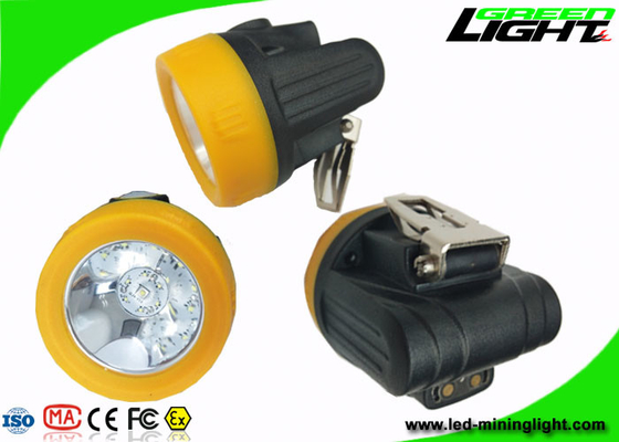 Anti Patlayıcı 10000lux Madenciler Kapak Lambaları Akülü 1.1W Destek USB Şarjı