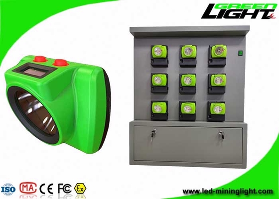 İzleme Sistemi ile IP68 Şarj Edilebilir Led Hard Hat Işık 25000lux ABS PC Malzemesi