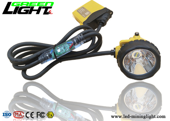IP68 LED Madenciler Kapak Lambası 25000lux 10.4Ah SAMSUNG Pil Paketi 800mA 4 Işık Modu