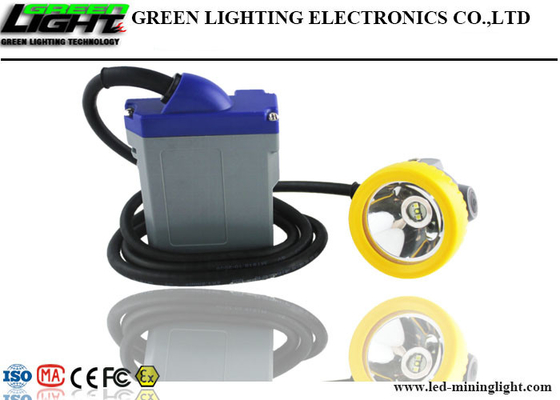 CREE Cips LED Madenciler Kapak Lambası 15000lux, 6.6Ah Şarj Edilebilir Lityum Pili Kabul Etti