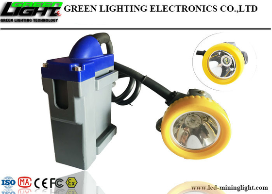 CREE Cips LED Madenciler Kapak Lambası 15000lux, 6.6Ah Şarj Edilebilir Lityum Pili Kabul Etti