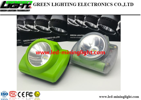 USB Şarj LED Madencileri Cap Lambası 25000lux 1.78W OLED Ekranlı Alev Geciktirici