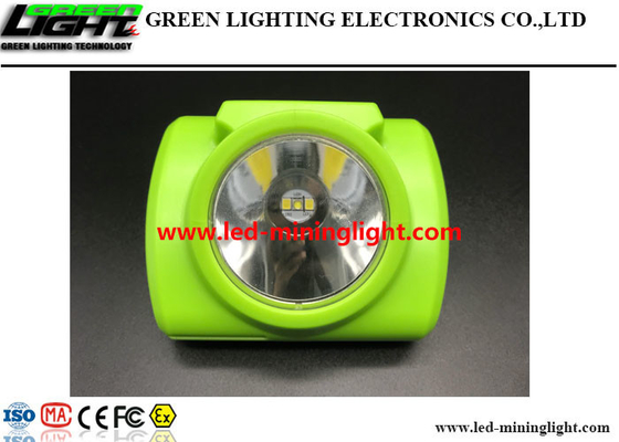 USB Şarj LED Madencileri Cap Lambası 25000lux 1.78W OLED Ekranlı Alev Geciktirici