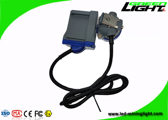 USB Şarj LED Madencilik Işık 10000lux Kapak Lambası 6.6Ah Şarj Edilebilir Li - İyon Pil