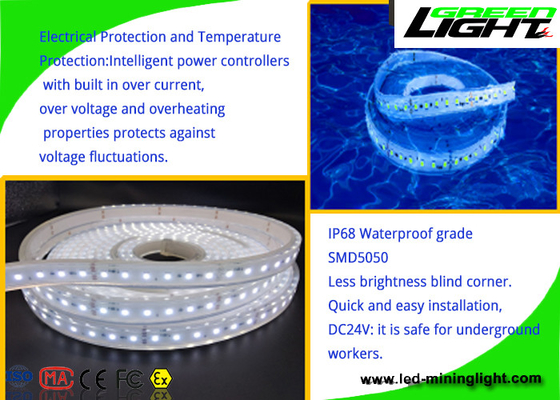 24v Esnek Yapışkanlı Led Şerit Işıklar, Pille Çalışan Led Şerit Işıklar 50/60 HZ