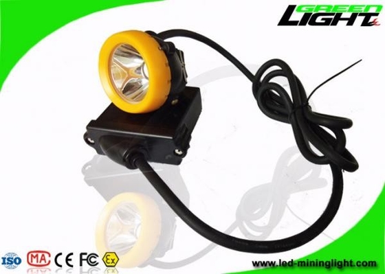 Silikon Düğmeli Cree Kaynak Akülü Kapak Lambası Madenciliği 10000lux 6.6Ah Pil