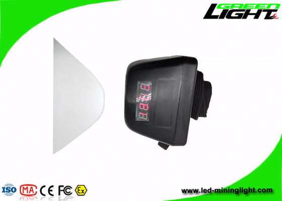8000lux Parlaklık Akülü Led Madenciler Cap Lambası Yeraltı İçin 5.7Ah Pil