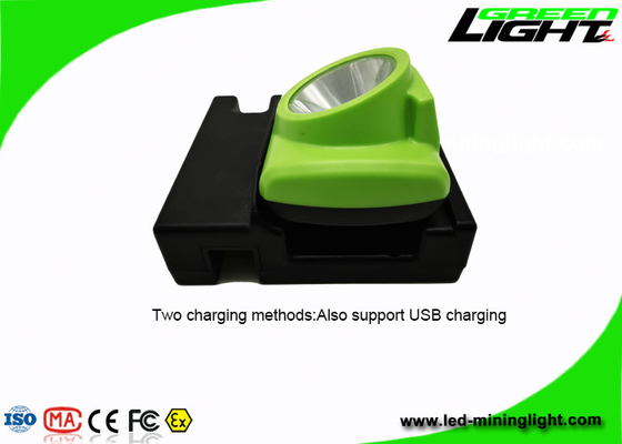 CREE LED Madencilik Kask Işık Yüksek Parlaklık Kablosuz OLED Ekran 25000lux