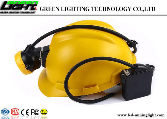 6.6Ah Pil Akülü Madenciler Cap Lambası 3.7V USB Şarj Cihazı ile Güçlü Parlaklık