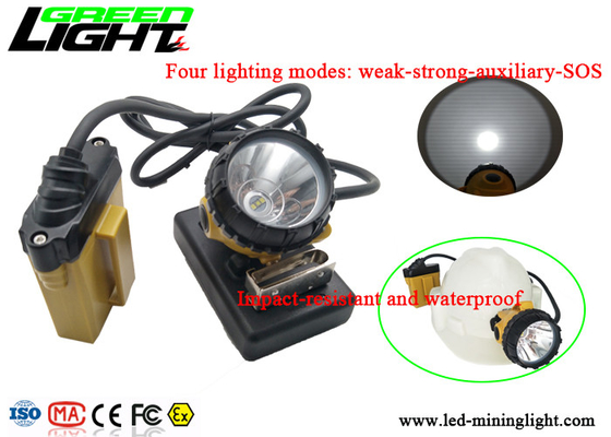 25000lux Afety Wire Cap Led Madencilik Lambası, Yüksek Yoğunluklu Işık Yanıp Sönen Kapak Işığı