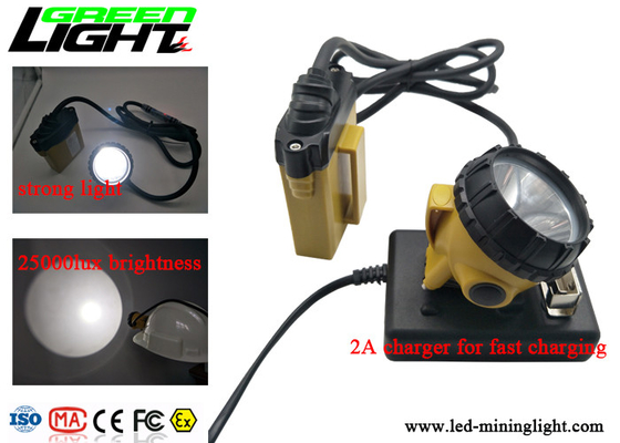 25000lux Afety Wire Cap Led Madencilik Lambası, Yüksek Yoğunluklu Işık Yanıp Sönen Kapak Işığı