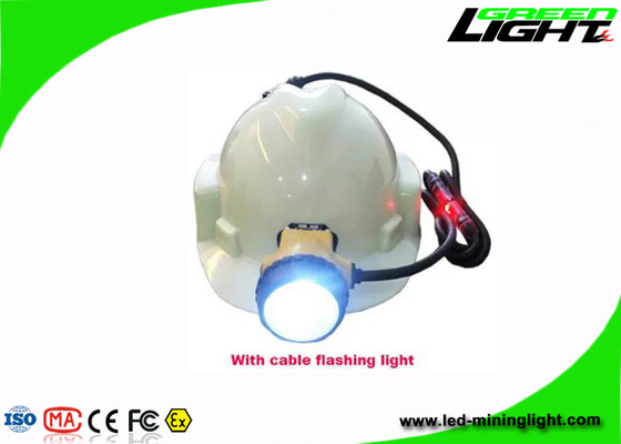 25000Lux Led El Feneri Kablolu Madencilik Cap Lambası Su Geçirmez Cree Ip68 GLC12-A
