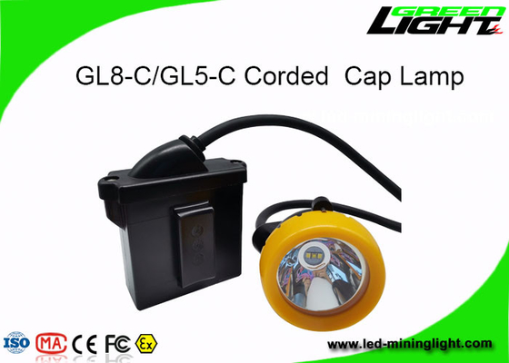 Yeraltı Güvenliği 10000lux 1.67W LED Madenciler Kapak Lambası