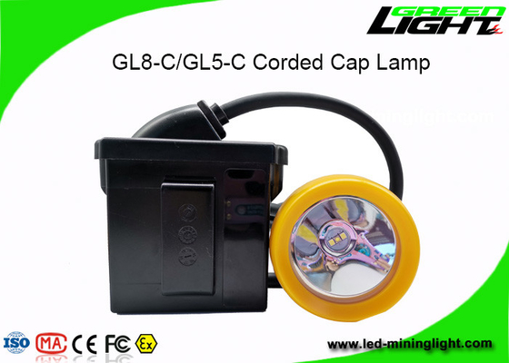 Yeraltı Güvenliği 10000lux 1.67W LED Madenciler Kapak Lambası