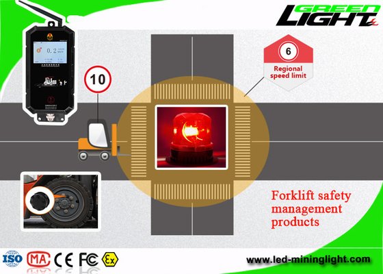 Forklift Araçları Güvenlik UWB ABS LED Madenciler Kapak Lambası