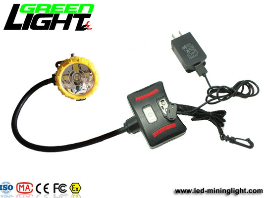 IP68 208lum 15000lux Yarı Kordonlu Led Madenciler Kapak Lambası