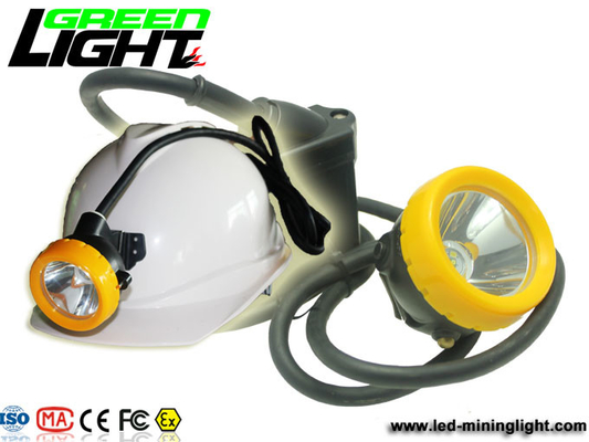 Şarj edilebilir 8000LUX 450mA ABS LED Madenciler Kapak Lambası