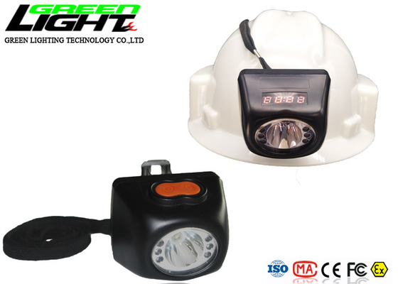 4.5Ah Li İyon Pil 0.9W 8000lux LED Madenciler Kapak Lambası