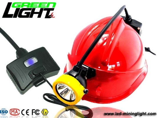 Yarı Kablolu 1.3W 10000 Lux 5.2Ah IP68 Madencilik Kapağı Işıkları