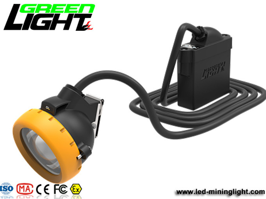 Su geçirmez IP68 6.6Ah 1000Lux Yeraltı Madencileri Kask Lambası