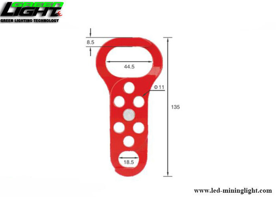 137mm Uzunluk Çift Uçlu Çelik Kilitleme Hasp 44.5 Çene Açıklığı