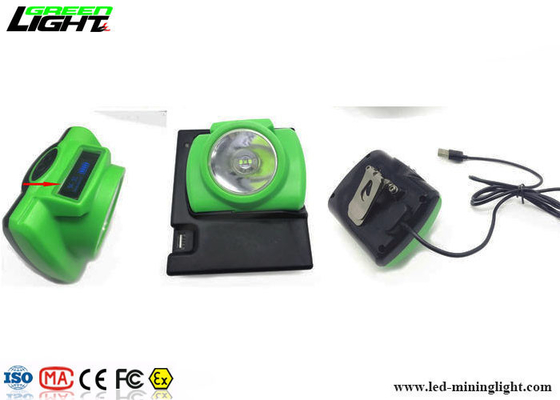 3.7V 1.78W 13000lux Hafif Şarj Edilebilir Madenciler Güvenlik Akülü Kapak Lambası