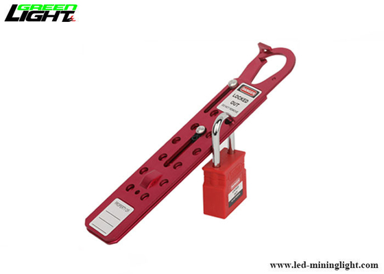 Kırmızı 12 8mm Delikli Alüminyum 3/8 '' Toka Hasp Lokavt