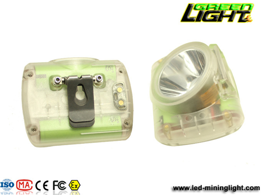 Şeffaf 0.4W 13000Lux 6.2Ah Akülü Madencilik Işıkları