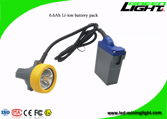 6.6Ah 1.67W 1000cycles led Madencilik Kapak Lambası 15000lux