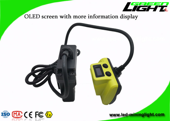 OLED Ekranlı 4.07W 530lum 25000LUX Madencilik Kap Işıkları