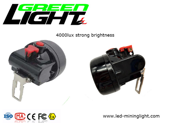 Su geçirmez IP67 80lum 4000lux Akülü Madencilik Işık 0.65W Anti-patlayıcı Led Madencilik Kafa lambası