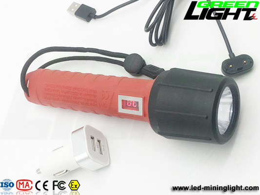 USB Şarj Cihazı 3000lux 750mA Şarj Edilebilir Fener Işığı 10W IP68