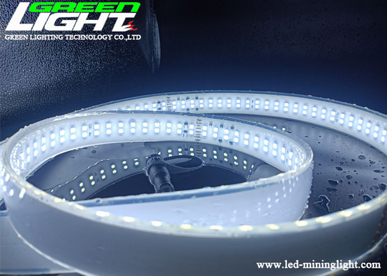SMD2835 AC110V LED Neon Şerit Işıklar Beyaz Renkli Silikon Çift Sıralı