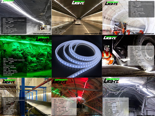 Tünel için Silikon 2000LUX SMD5050 Esnek Led Şerit Işıklar 16W / M