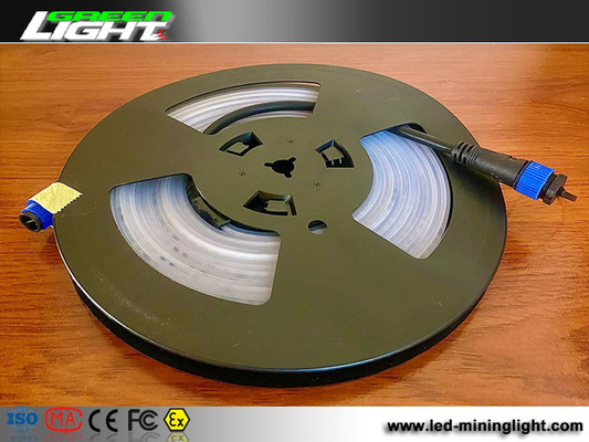 3100 Lümen SMD5050 Çift Sıra Led Şerit Silikon 220VAC 35W/M Tünel İçin