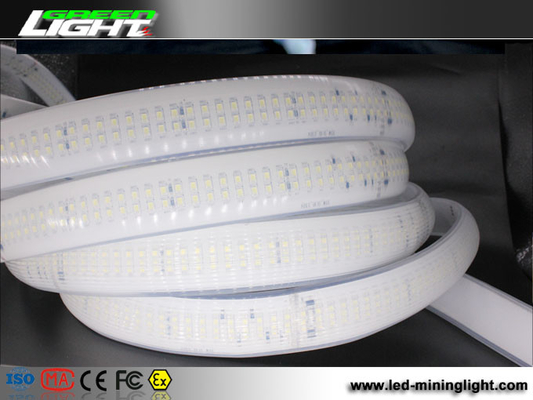 3100 Lümen SMD5050 Çift Sıra Led Şerit Silikon 220VAC 35W/M Tünel İçin
