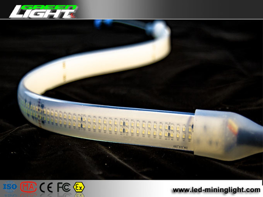3100 Lümen SMD5050 Çift Sıra Led Şerit Silikon 220VAC 35W/M Tünel İçin