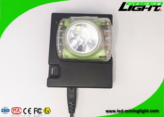 OLED Ekranlı 232lum 13000lux Akülü Kask Kapağı Lambası 1.78W