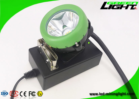 1.67W 10000lux LED Madencilik Şapka Lambası 6.6Ah Şarj Edilebilir Madenciler Işığı