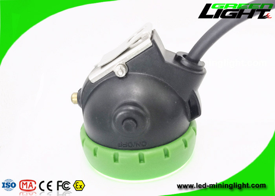 1.67W 10000lux LED Madencilik Şapka Lambası 6.6Ah Şarj Edilebilir Madenciler Işığı