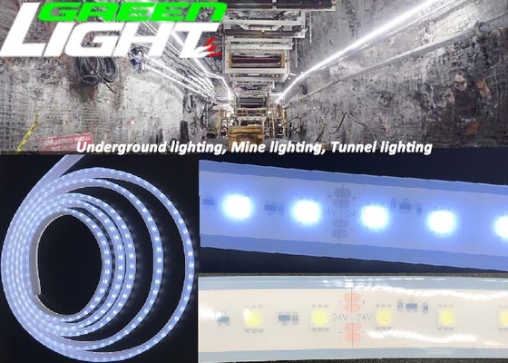 1630lum 220V 17W/M LED Esnek Şerit Işıklar Patlayıcı Önleyici RGB SMD2835