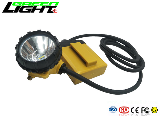 Kömür Madenciliği için 10.4Ah 25000lux LED Kablolu Kapak Lambaları 800mA 3W