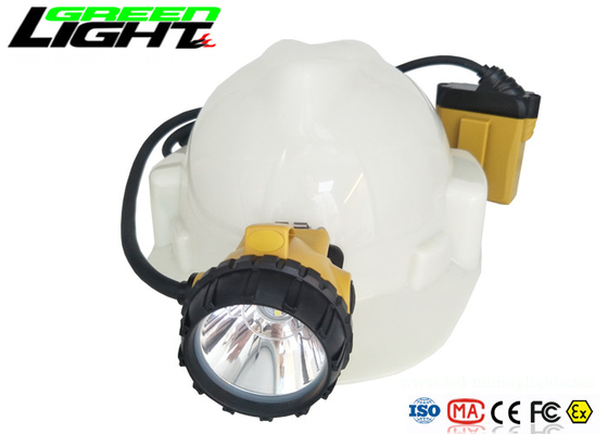 Kömür Madenciliği için 10.4Ah 25000lux LED Kablolu Kapak Lambaları 800mA 3W