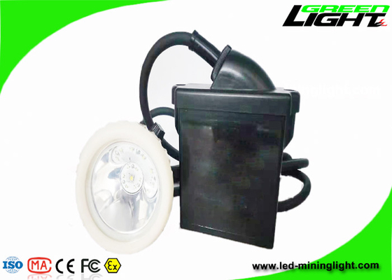 6.6Ah Led Madenciler Kapak Lambası Kablolu Anti Patlayıcı 10000lux Şarj Edilebilir Lityum İyon IP67 Su Geçirmez