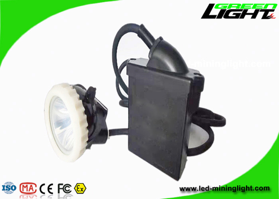 6.6Ah Led Madenciler Kapak Lambası Kablolu Anti Patlayıcı 10000lux Şarj Edilebilir Lityum İyon IP67 Su Geçirmez