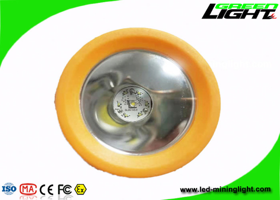 Akülü 1.1 W LED Madencilik Kapağı Lambası Su Geçirmez 10000lux 143lum USB Şarj Led Madenci Far