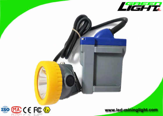 LED Cree Madenciler Kask Işık 15000Lux 6.6Ah Yeraltı İçin Şarj Edilebilir 216lum Madenci Kapağı Lambası