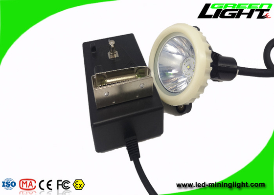 6600mA Madencilik Kapak Işıkları 4000/10000Lux Anti Patlama Şarj Edilebilir IP67 Su Geçirmez Led Kablolu Madenciler Kap Lambası