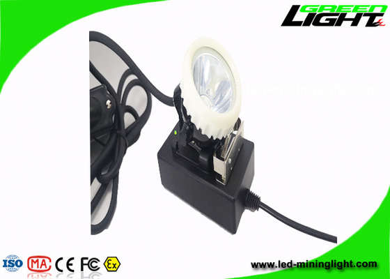 6600mA Madencilik Kapak Işıkları 4000/10000Lux Anti Patlama Şarj Edilebilir IP67 Su Geçirmez Led Kablolu Madenciler Kap Lambası